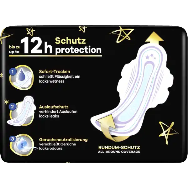 Ultra Secure Night Binden mit Flügeln