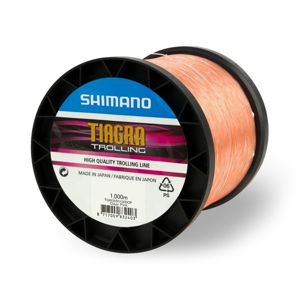 Shimano Tiagra Trolling Nylon Clear Pink 1000m
