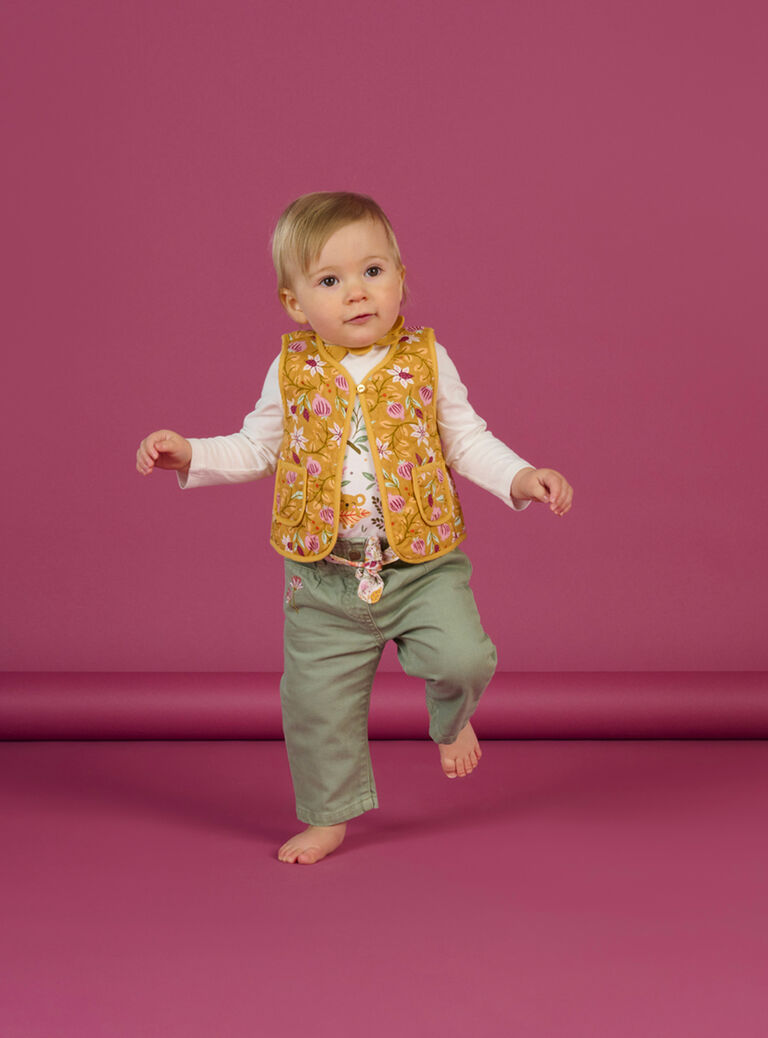 Cardigan sans manches réversible