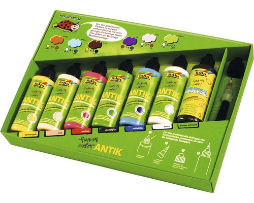 Raamverfset Funny Color Antique Professional Set 7-delig