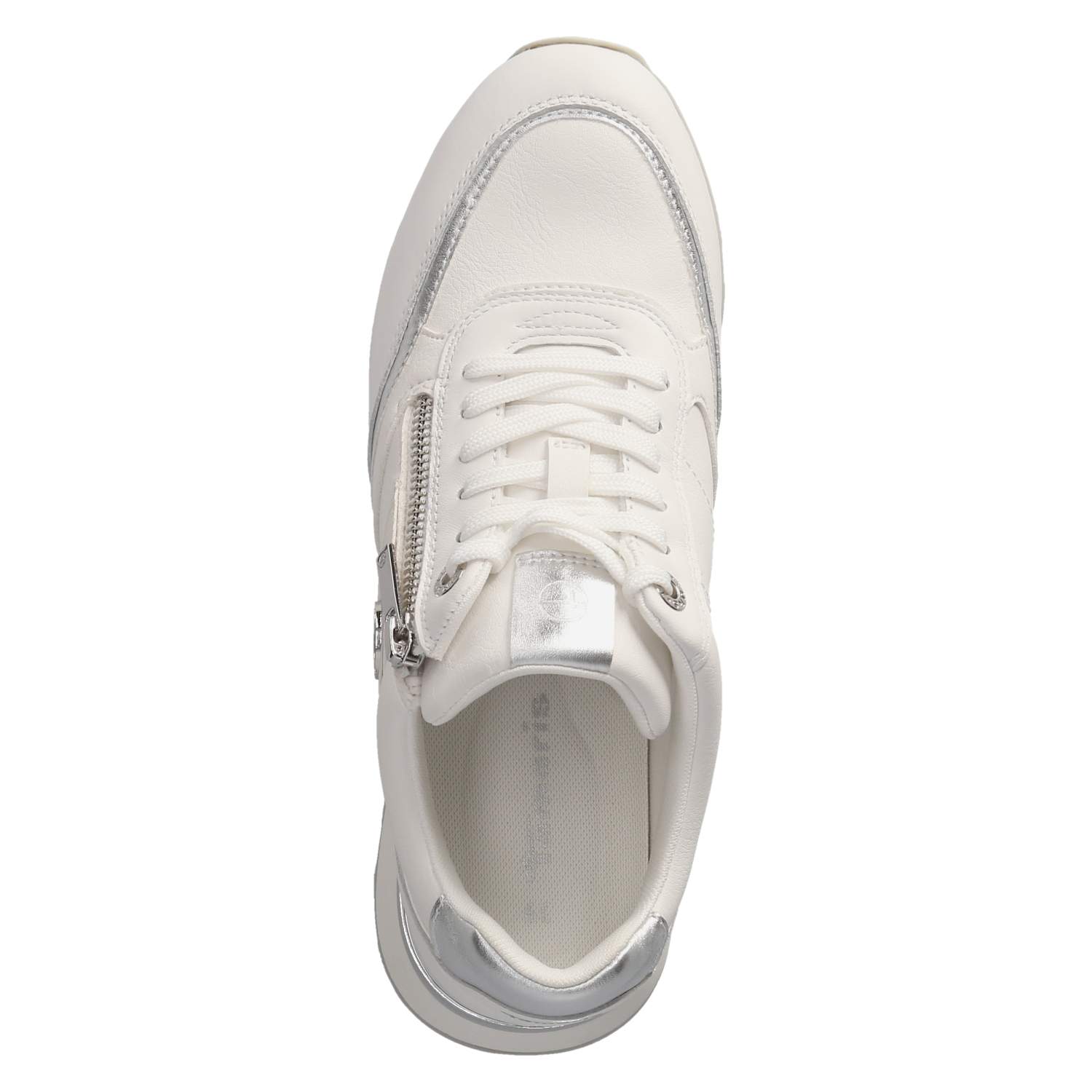 Tamaris Low Sneaker - white/silver