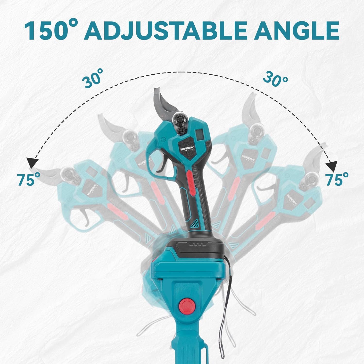 Yofidra 8 Zoll Elektrische Kettensäge mit Teleskopstange & 30mm Elektrische Astschere, Hochentaster Akku mit 2x3000mAh Akkus, 4-in-1 Gartenwerkzeug Set mit akku und ladegerät, Max. Reichweite bis 4,2m