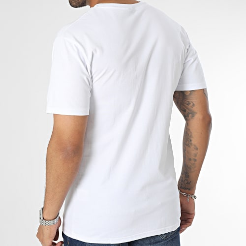 Tee Shirt Poche Blanc Beige