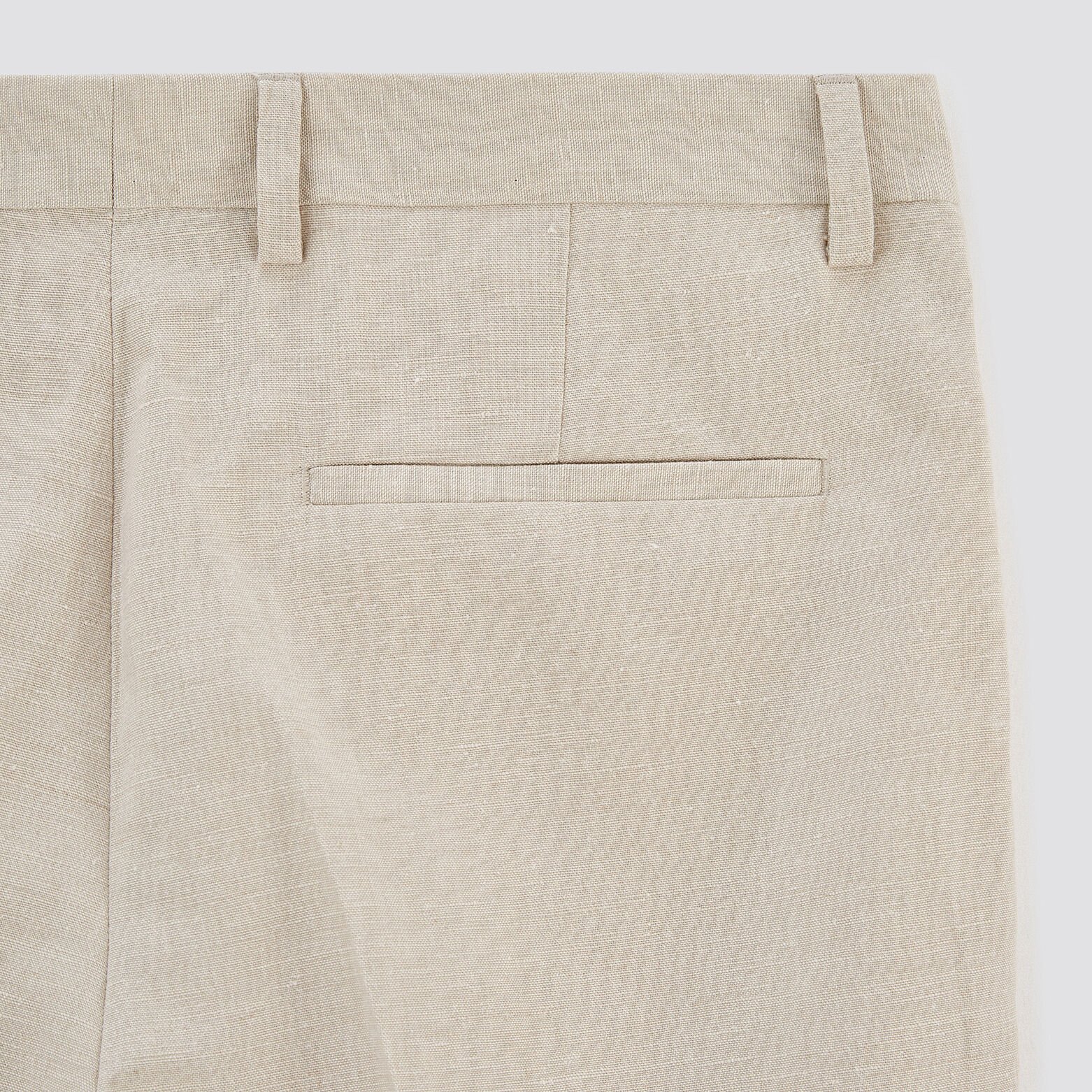 Pantalon de costume slim Beige