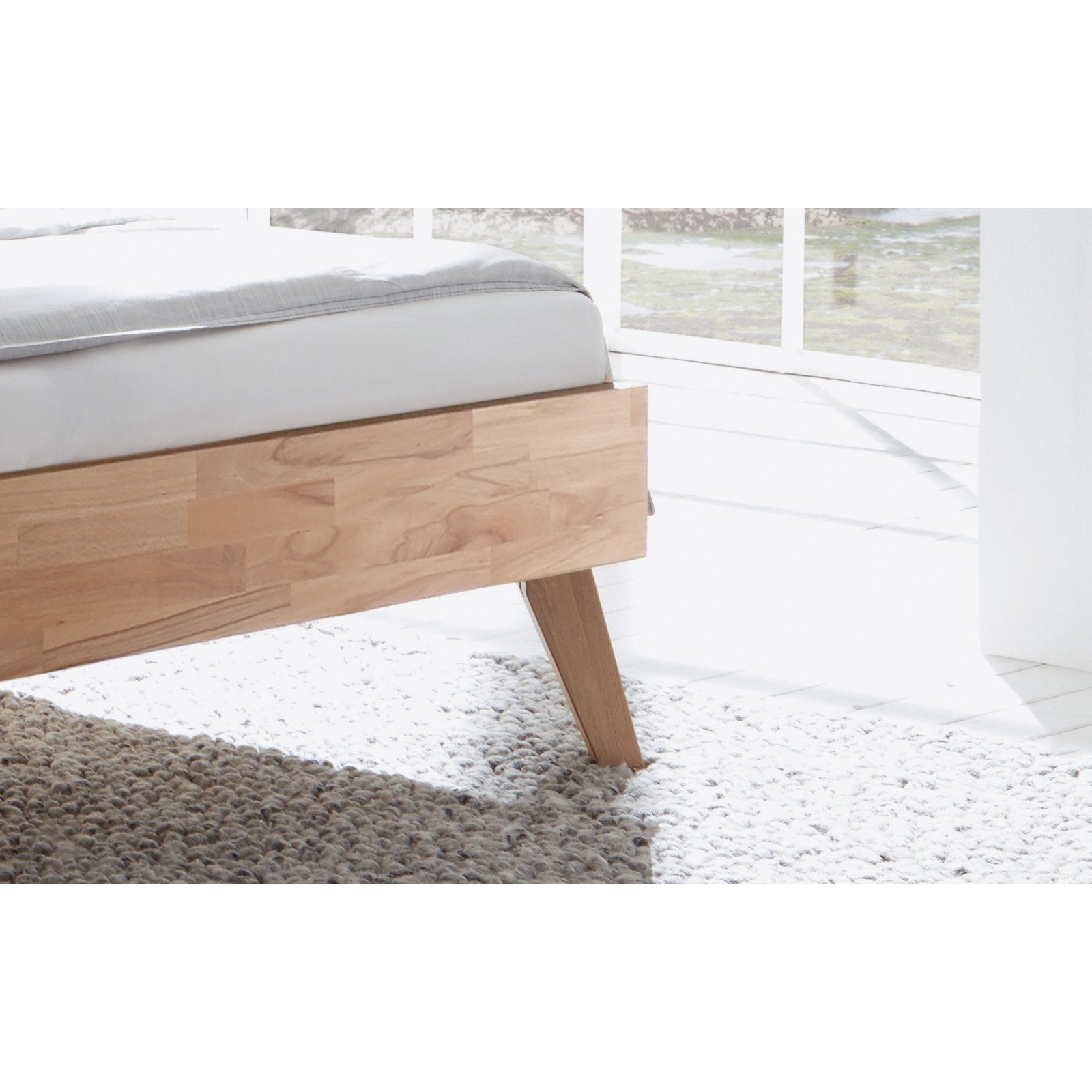 Bett Simone 20 Kernbuche natur massiv