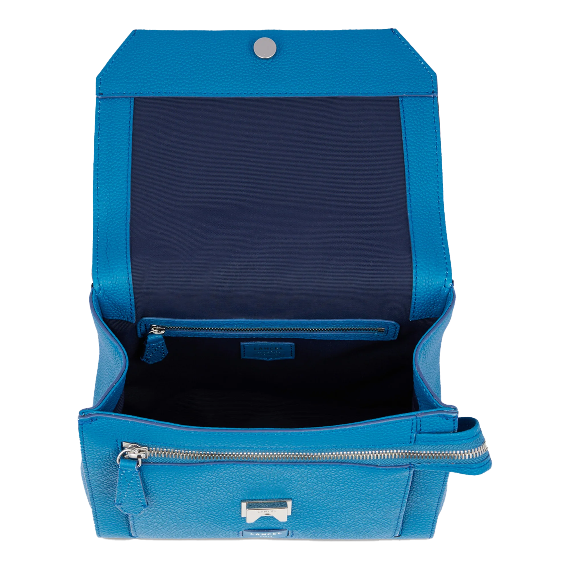 Sac rabat M Ninon de Lancel-Cobalt/Orage