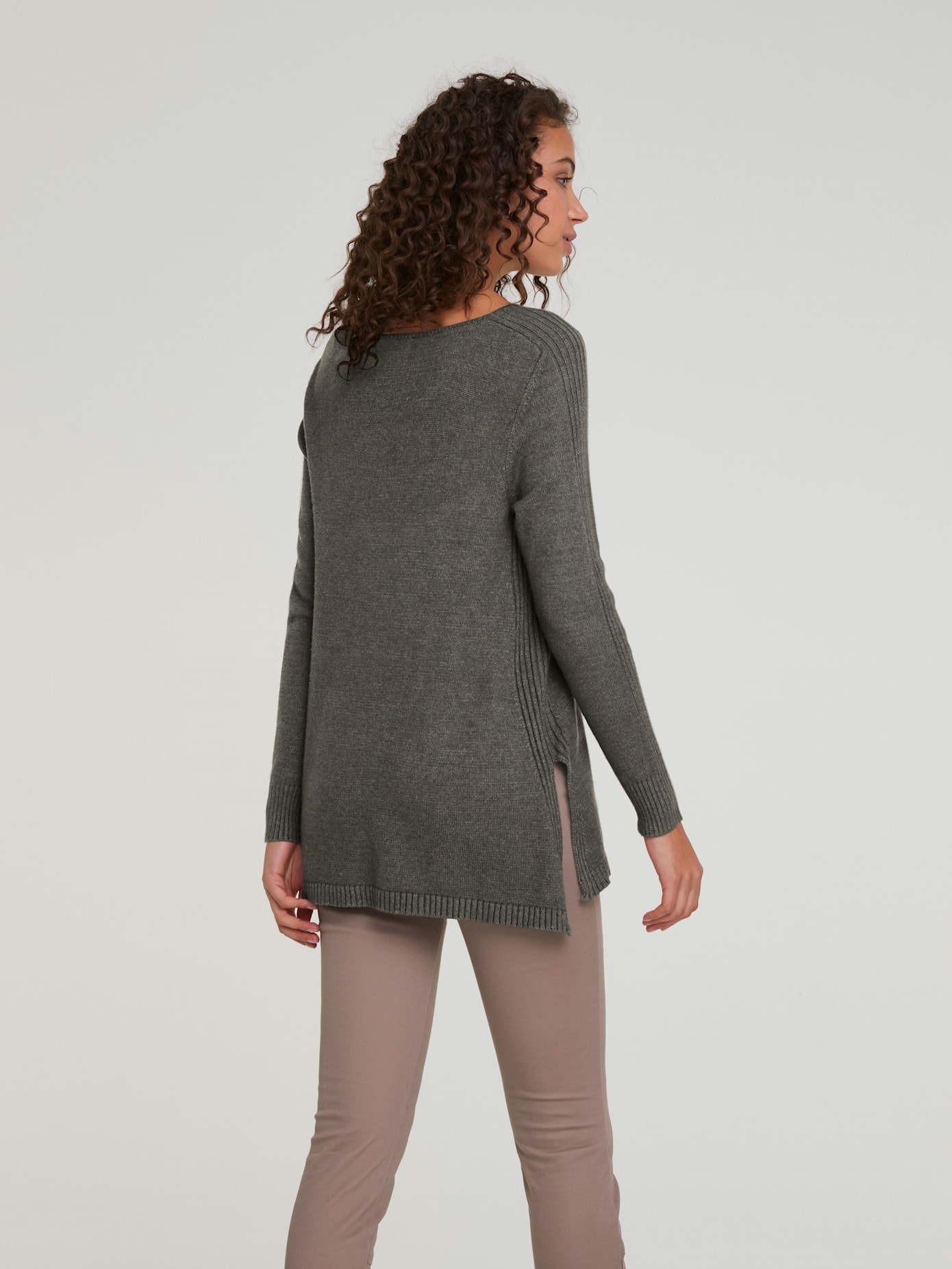 Pull long look intemporel