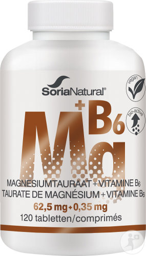 Soria Natural Taurate De Magnésium Bio-Actif 120 Comprimés