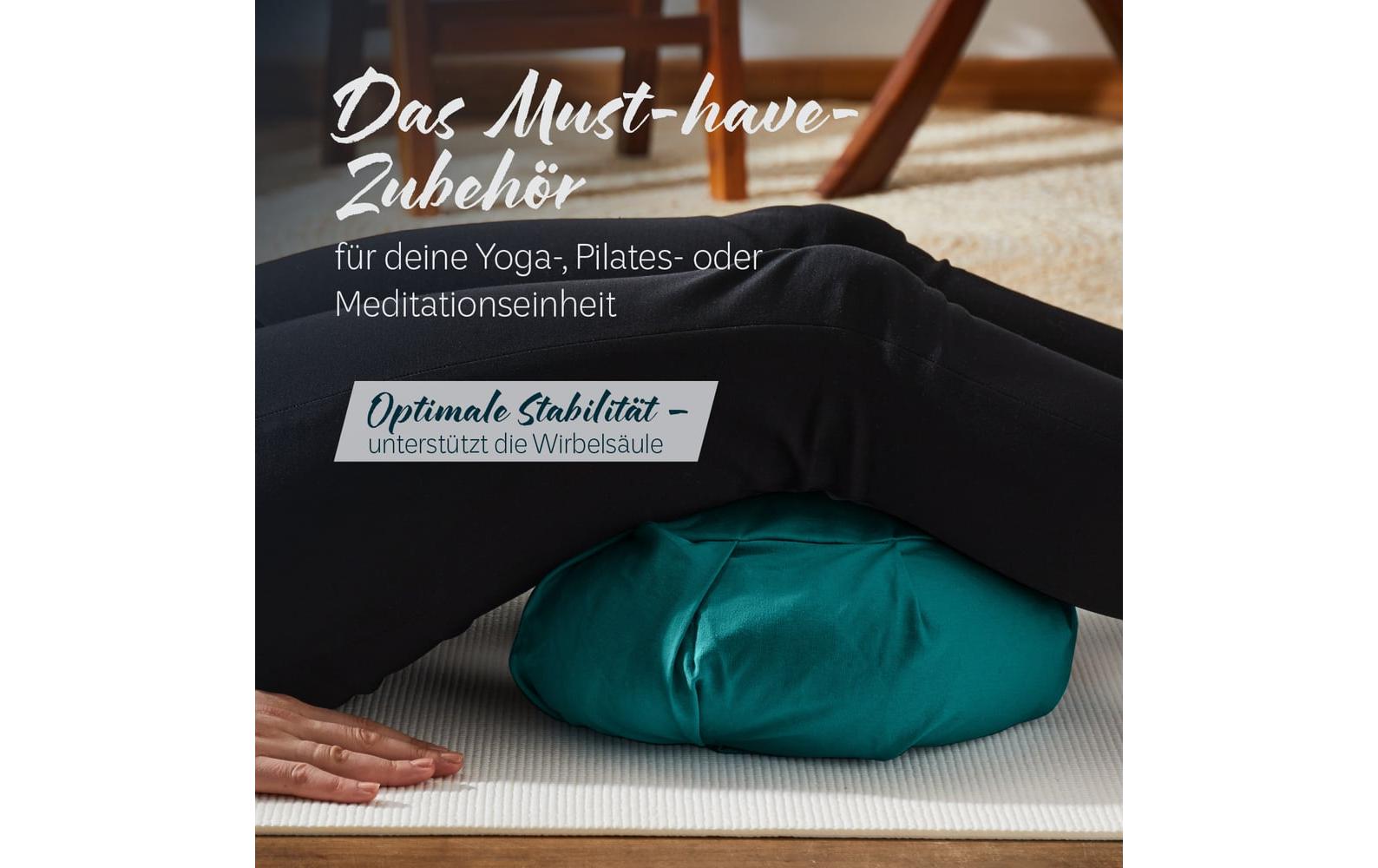 Yoga-Kissen Ganesh DunkelgrünYoga-Kissen
