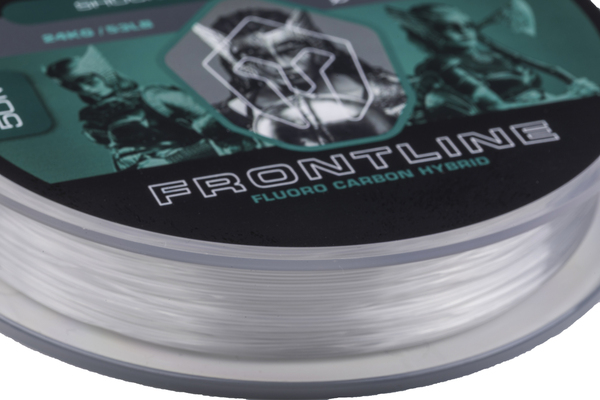 Bas de ligne carpe fluorocarbone hybride Frontline Pole Position 50m