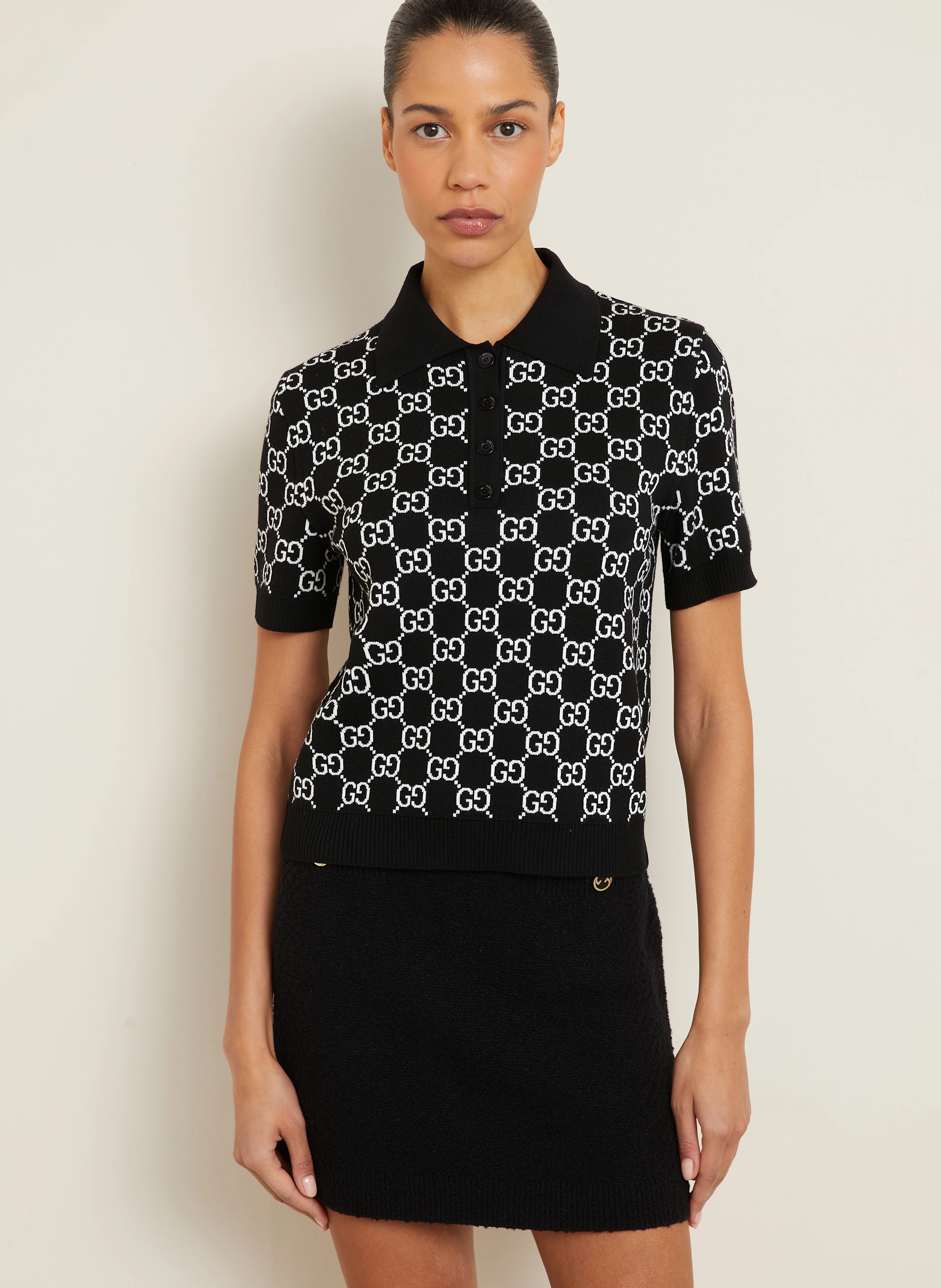 GUCCI Strick-Poloshirt