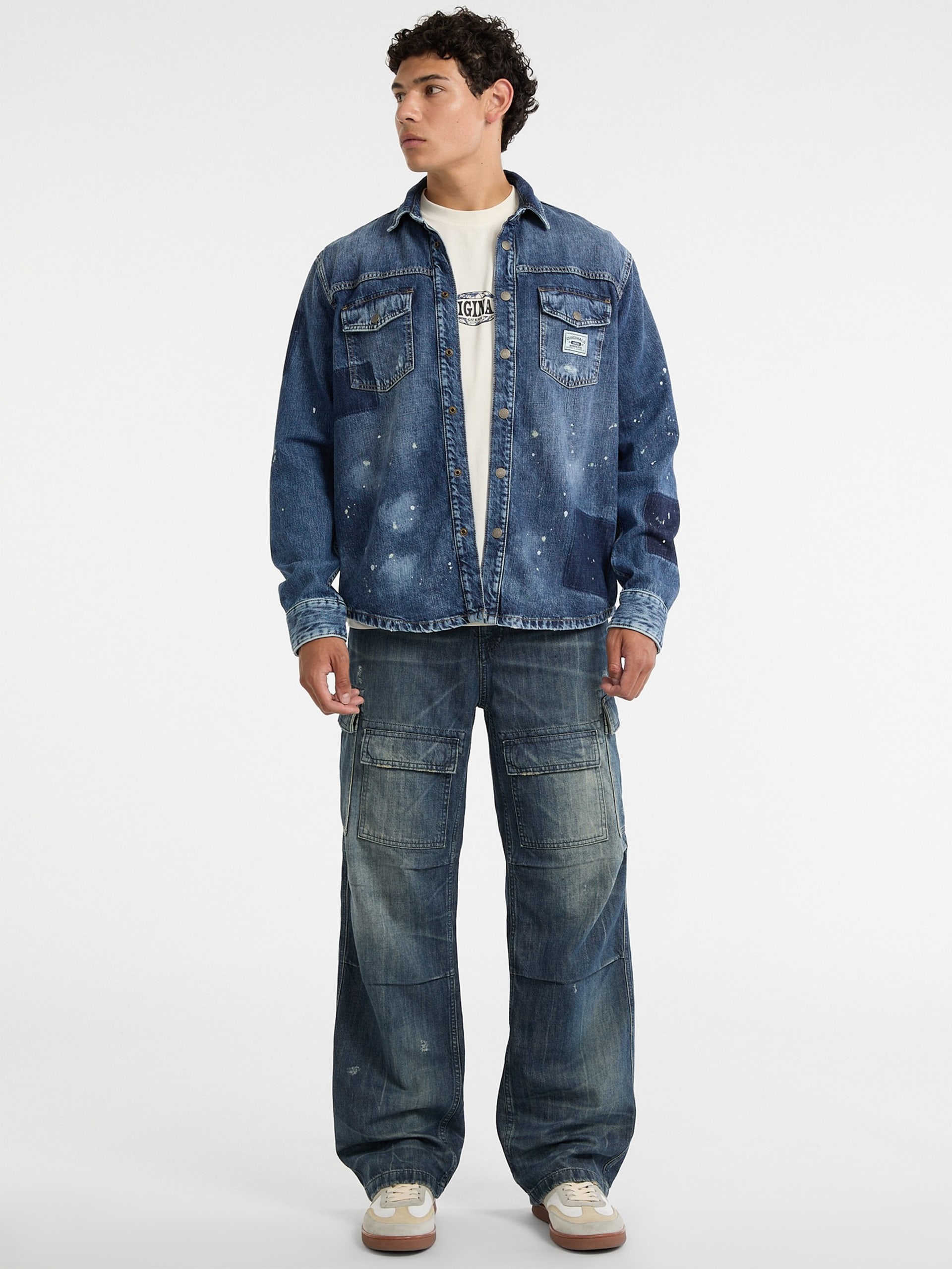 Camisa jeans oversized GUESS Originals