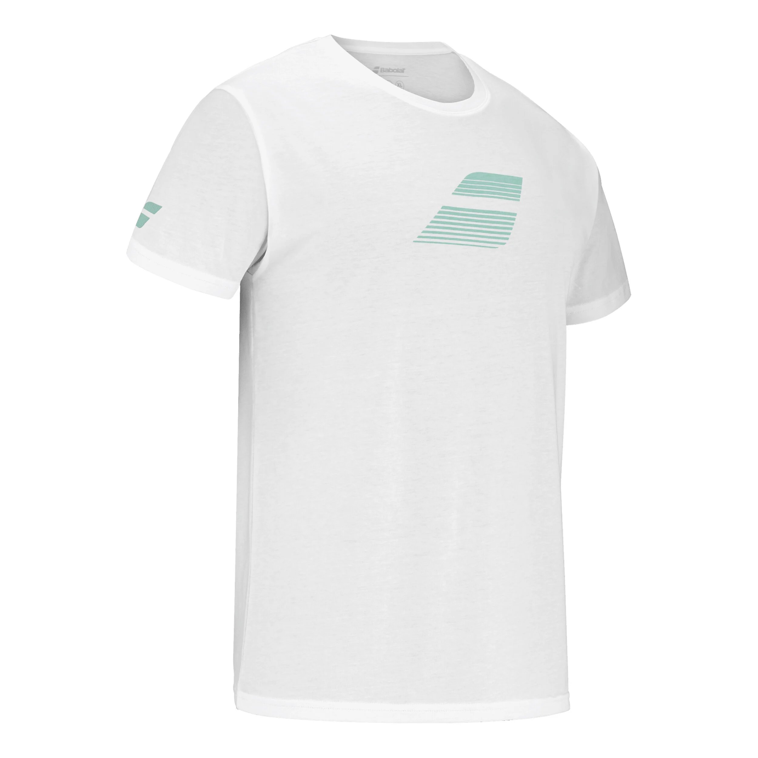 Babolat Exercise Big Flag T-shirt Hommes - Blanc