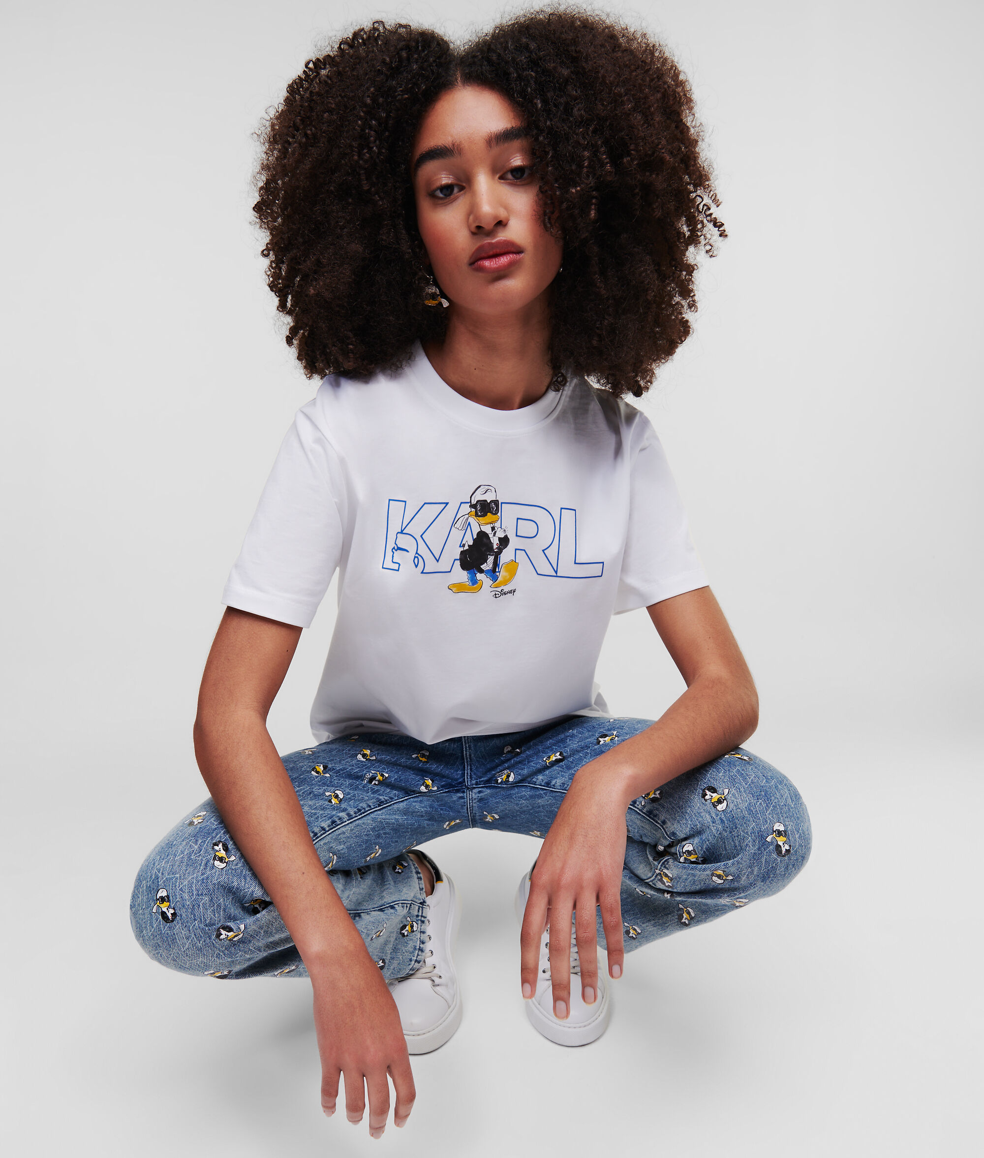 T-SHIRT À LOGO DS x KARL LAGERFELD