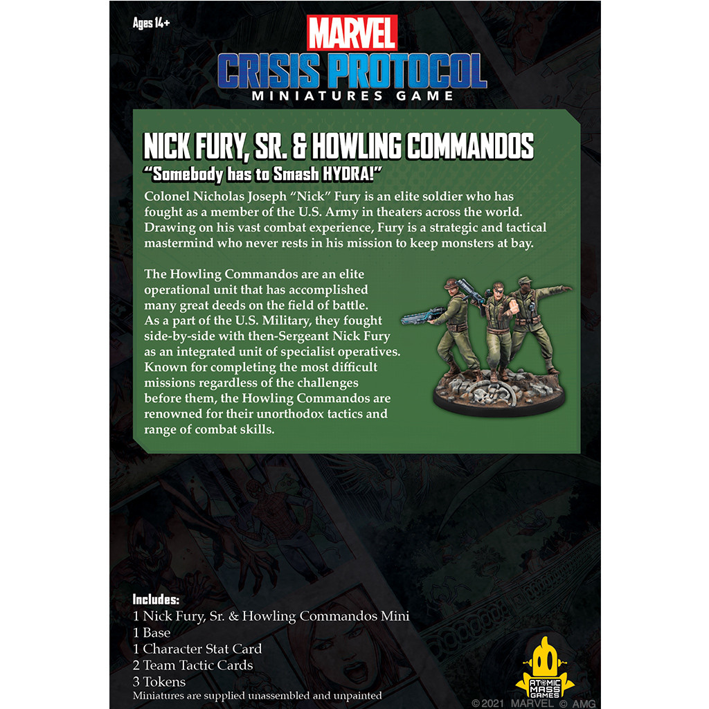 Marvel Crisis Protocol: Nick Fury Sr & the Howling Commandos