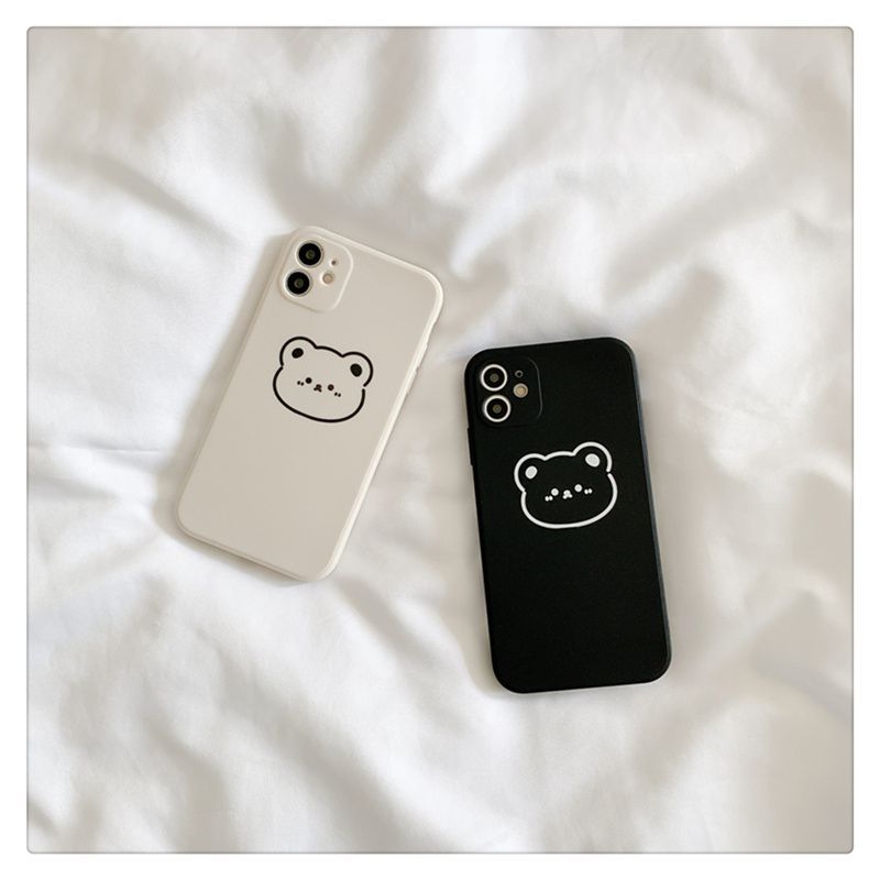 Muniepolis - Bear telefoonhoesje - iPhone 12 Pro Max / 12 Pro / 12 / 12 mini / 11 Pro Max / 11 Pro / 11 / SE / XS Max / XS / XR / X / SE 2 / 8 / 8 Plus / 7 / 7 Plus