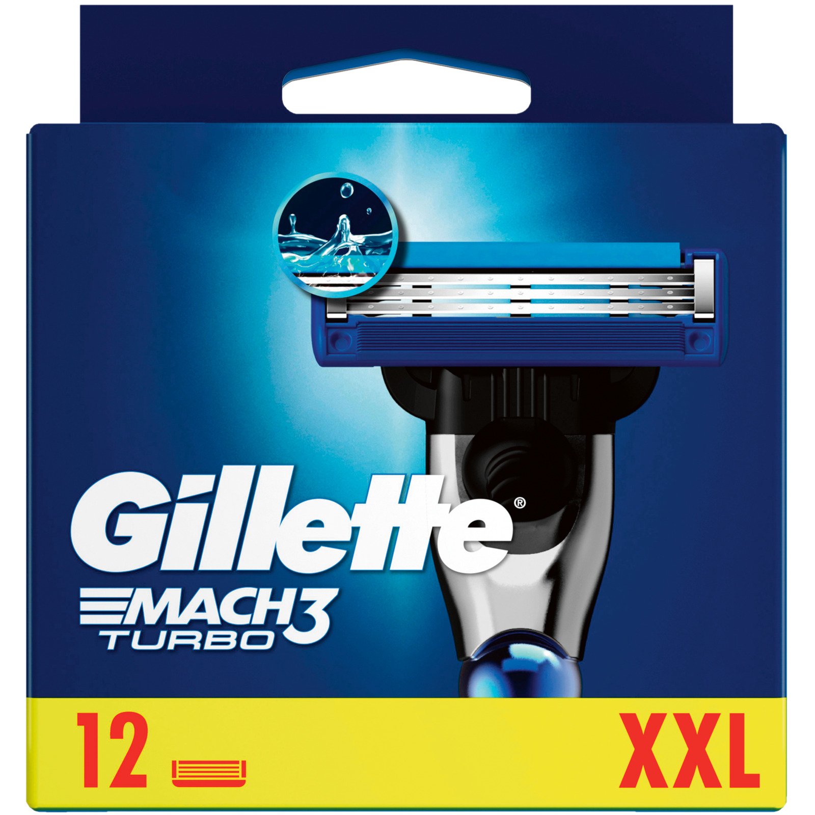 Gillette Mach3 Turbo 3D 12er