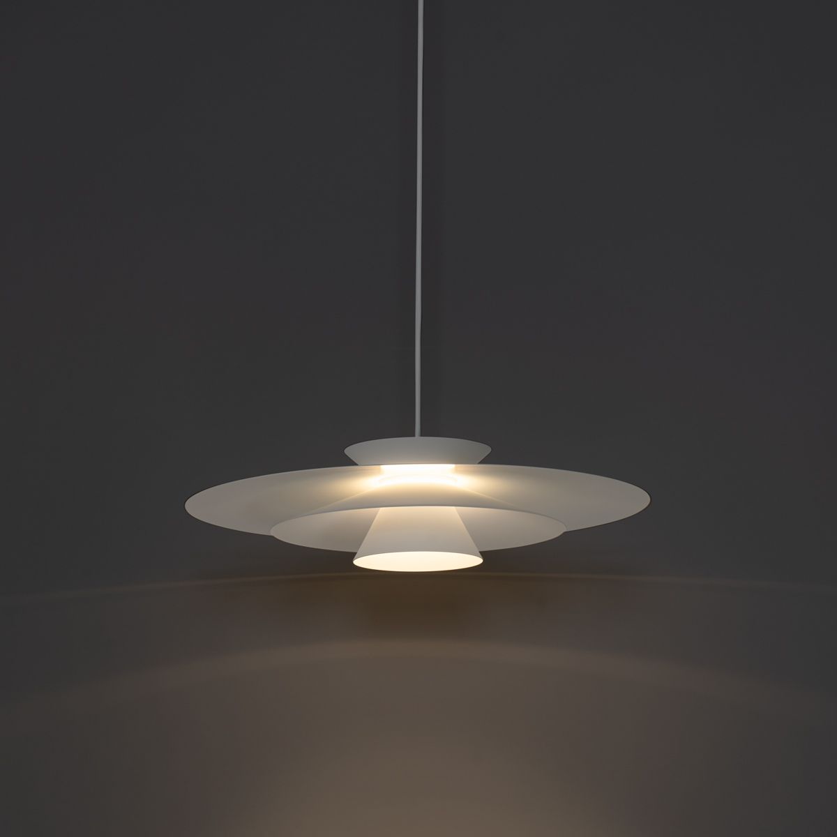 Design hanglamp wit incl. LED 3-staps dimbaar - Pauline