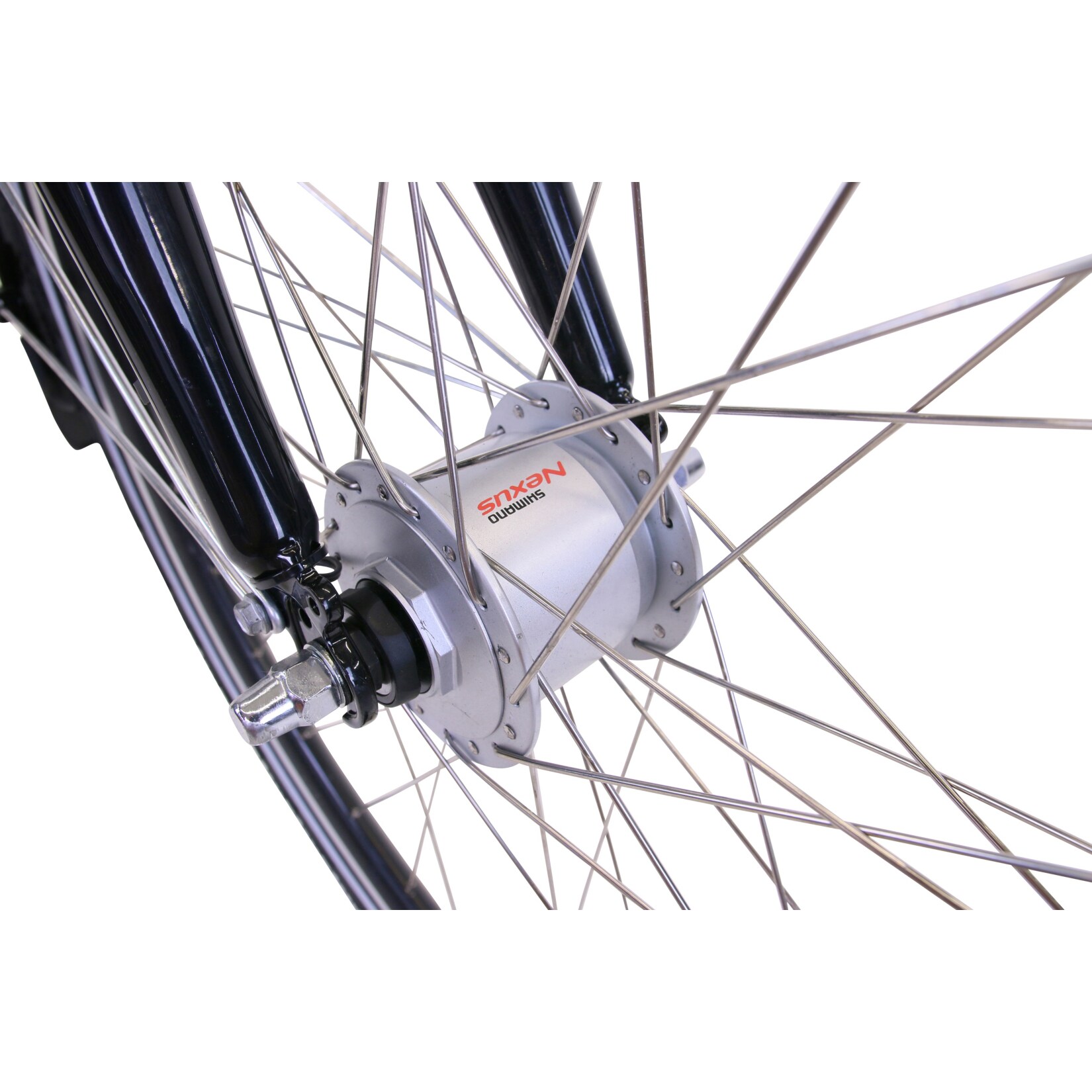 HAWK City Comfort Deluxe mit Korb Grey , Damen 28Zoll - Leichtes Fahrrad mit 7-Gang Shimano Nabenschaltung & Nabendynamo