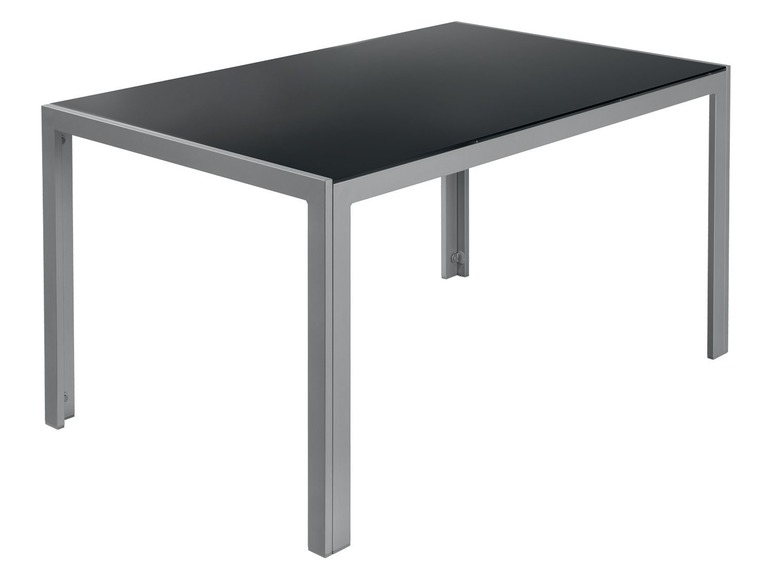 Aluminium tuintafel grijs