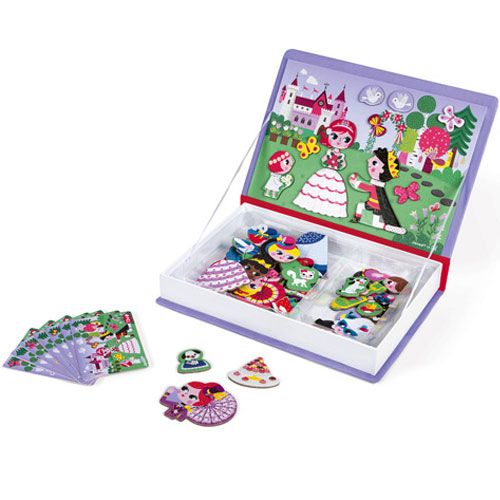 Janod magneetboek prinsessen - 55st