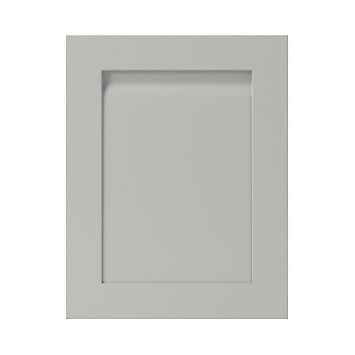 Porte de meuble de cuisine Garcinia gris ciment mat l. 45 cm x H. 60 cm GoodHome