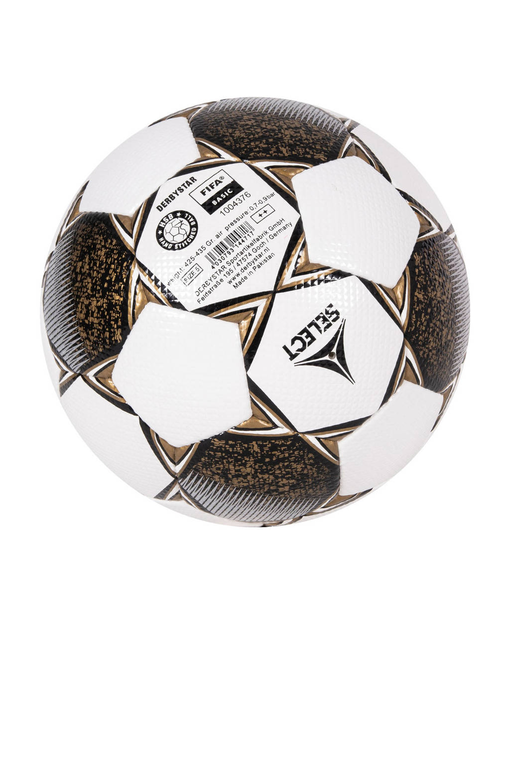 Seniorvoetbal Classic TT II wit/zwart maat 5