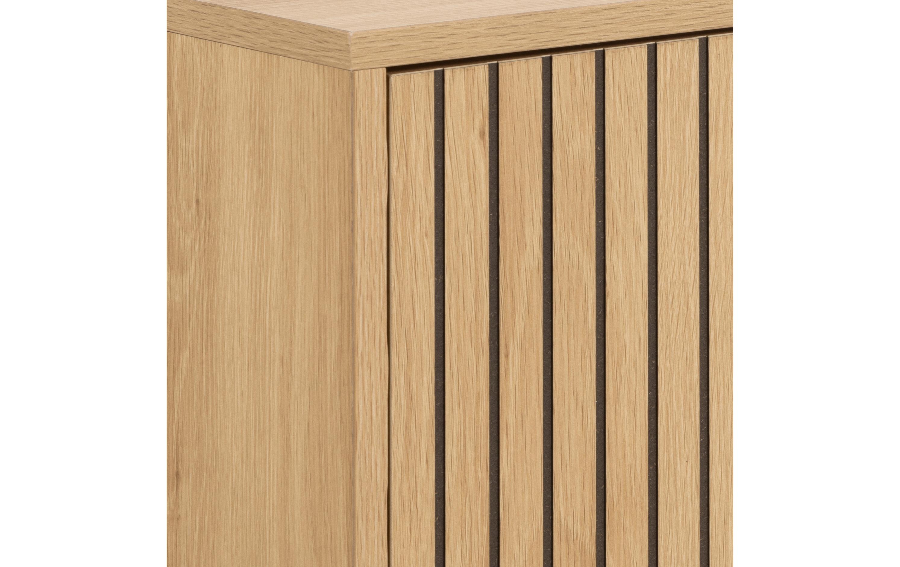 Schuhschrank Albany 71.6 x 43 cm, Hellbraun<br>Schuhablage mit Lamellenfront