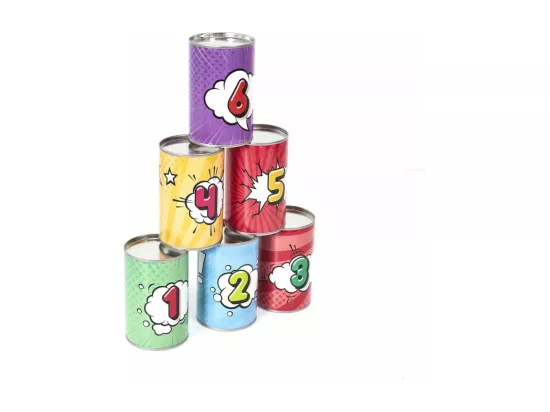 Jeu chamboule tout avec 3 balles