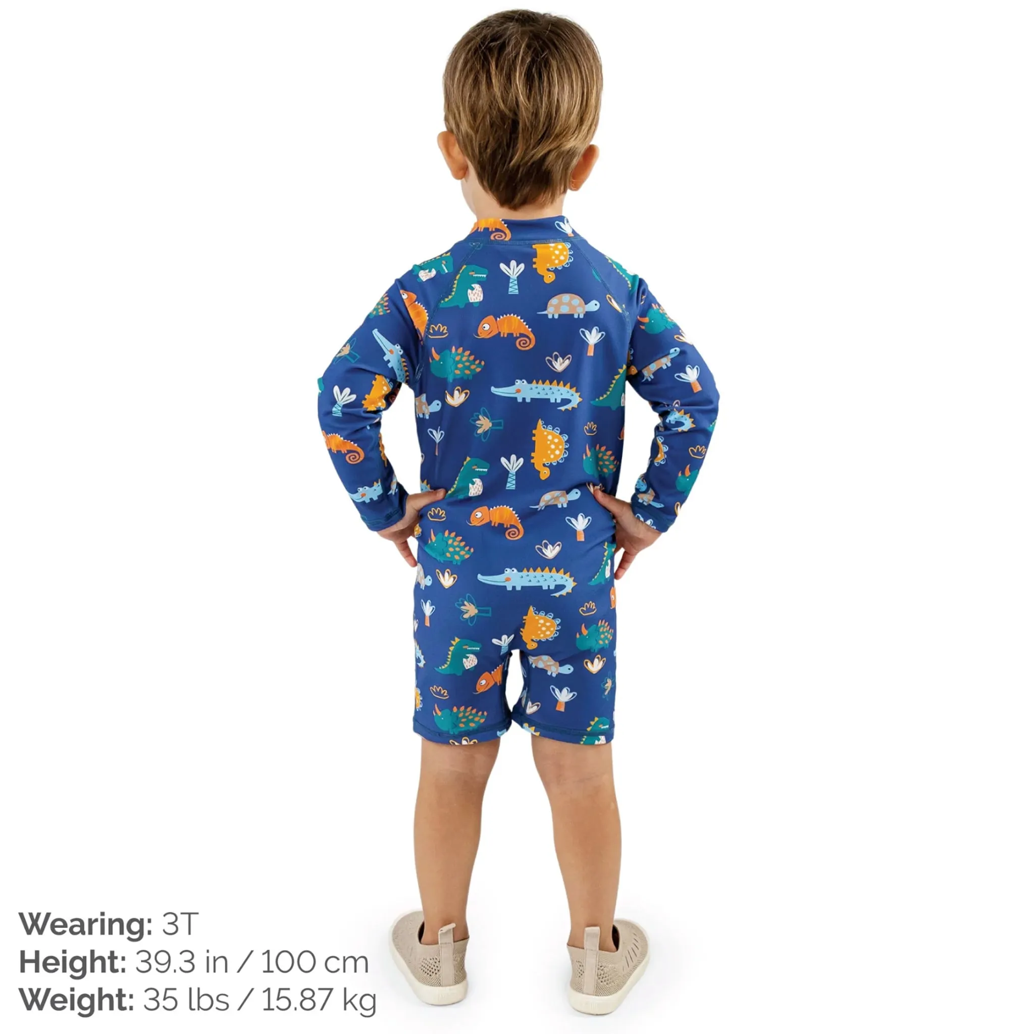 Jan & Jul Maillot UV Dinos 2-3ans