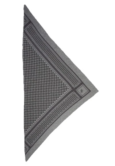 Lala Berlin  Triangle trinity classic tørklæde L - City/middlegrey melange