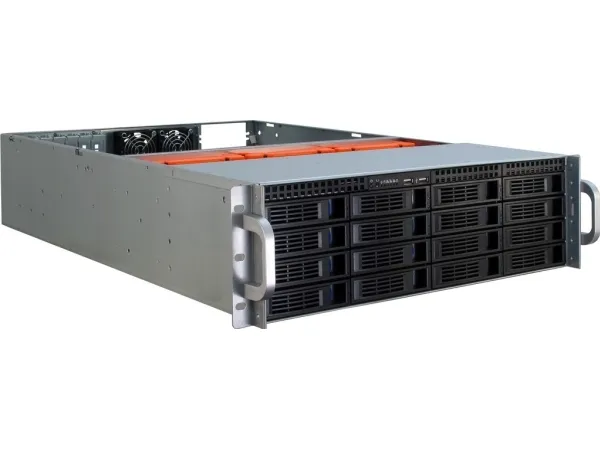 Inter-Tech IPC 3U-3416 - Rack-monterbar - 3U - SSI EEB - ingen strømforsyning - USB