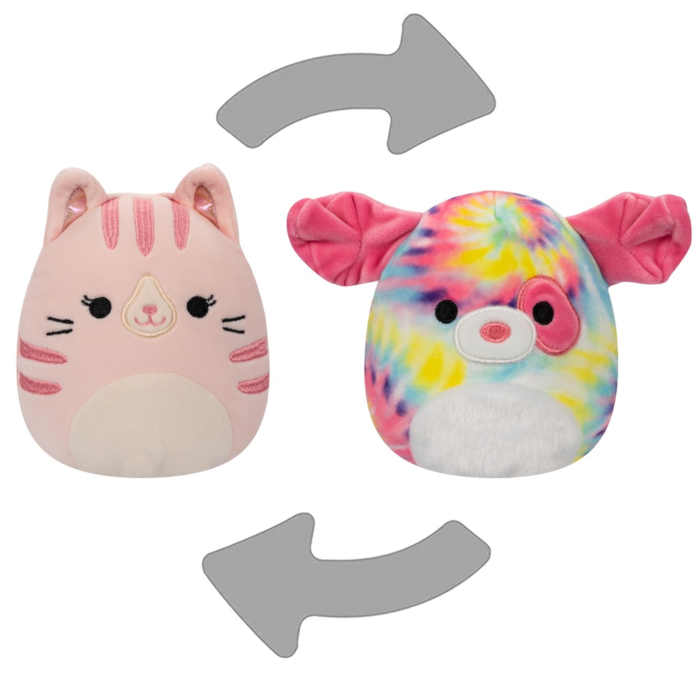 Original Squishmallows 13cm Flip-A-Mallows Plüschtier-Sortiment