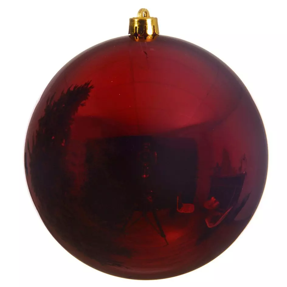Boule de Noël (D140 mm) Alpine Bordeaux