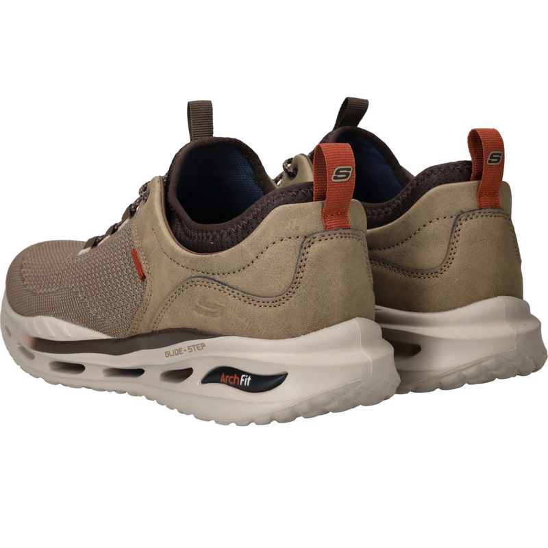 Skechers Arch Fit Orvan Percer Sneakers Bruin Heren
