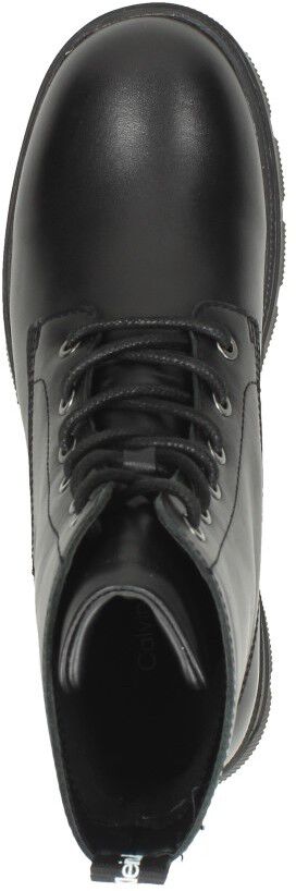 Calvin Klein Chunky Combat Laceup Boot zwart