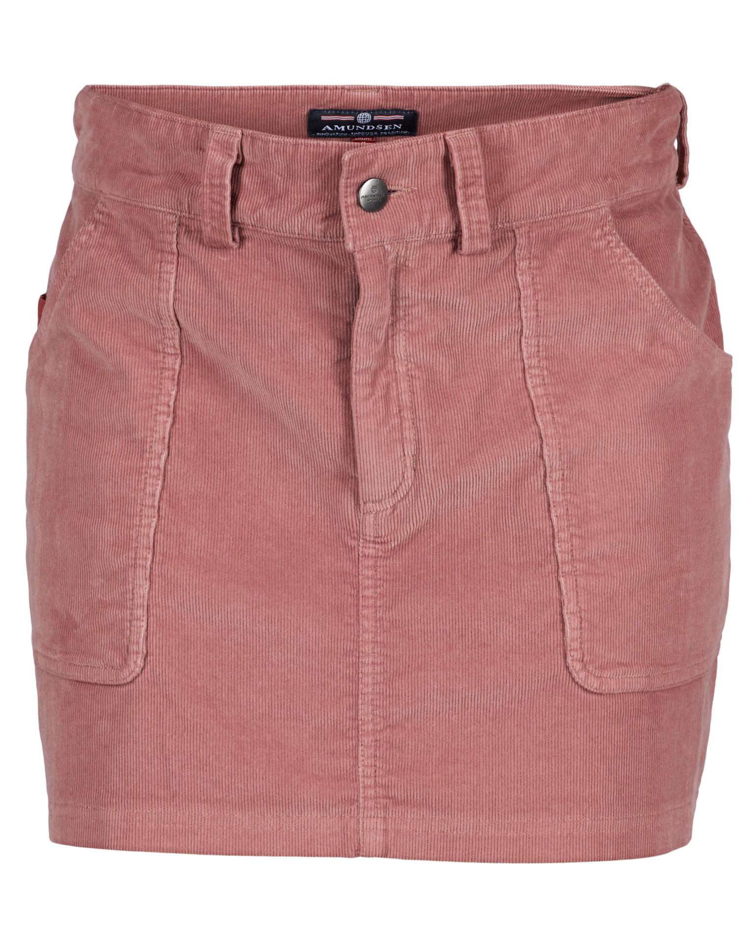 Amundsen Cord G.Dyed Skirt Womens Faded Peony Pink