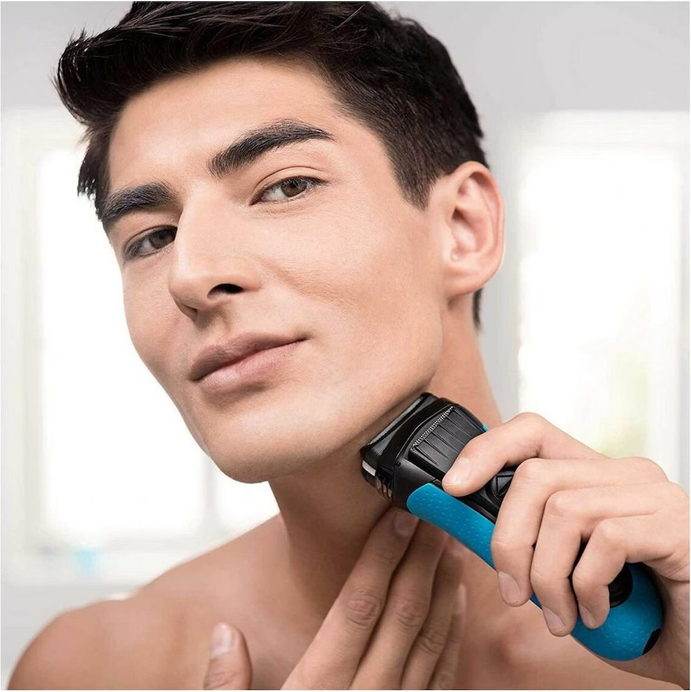 31B Series 3 Kombipack Foil & Cutter Scherkopf Kassette Gesichts Haarentfernung Ersatz Rasierklinge - Schwarz / Silber
