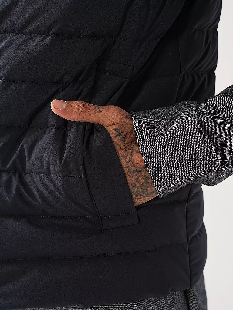 EMPORIO ARMANI Daunen Steppgilet dunkelblau