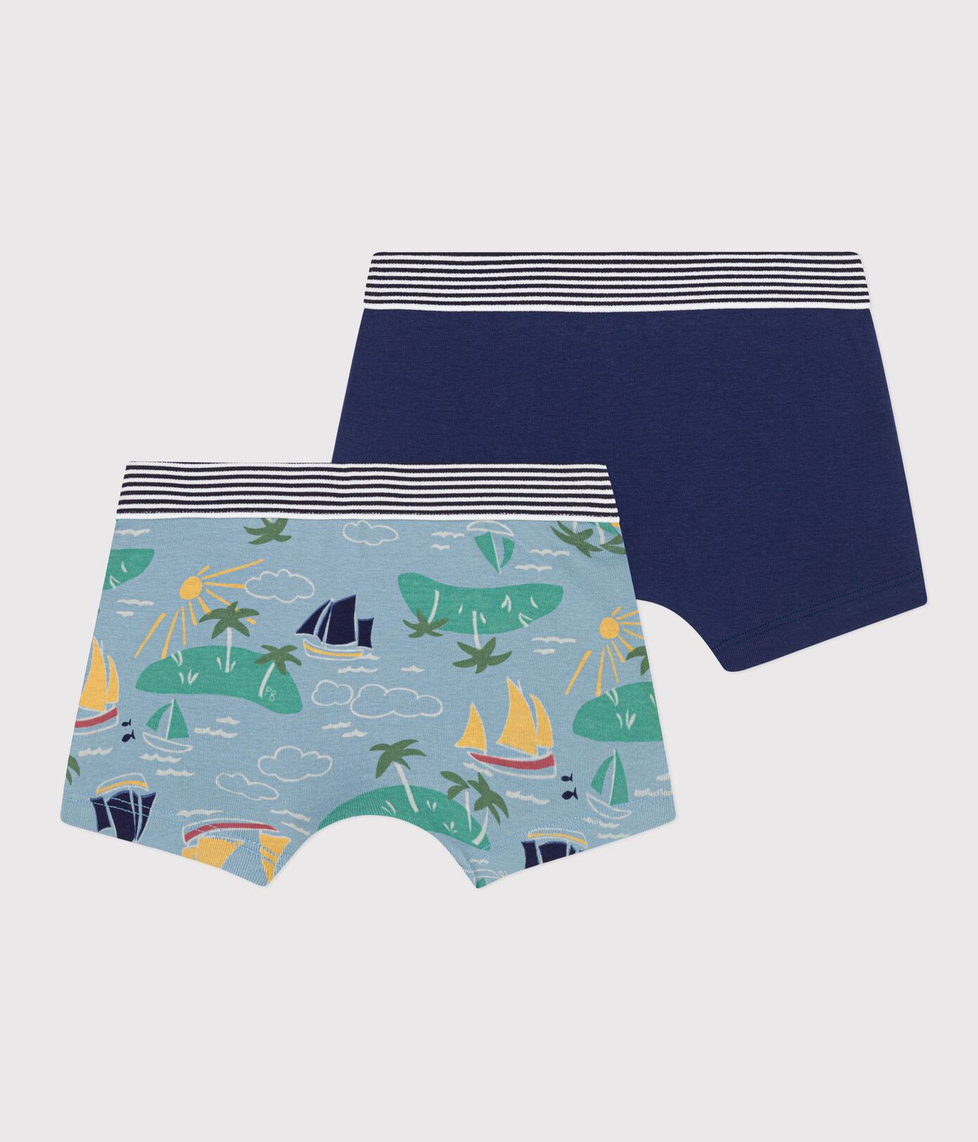 Lot de 2 boxers explorateur en coton petit garçon