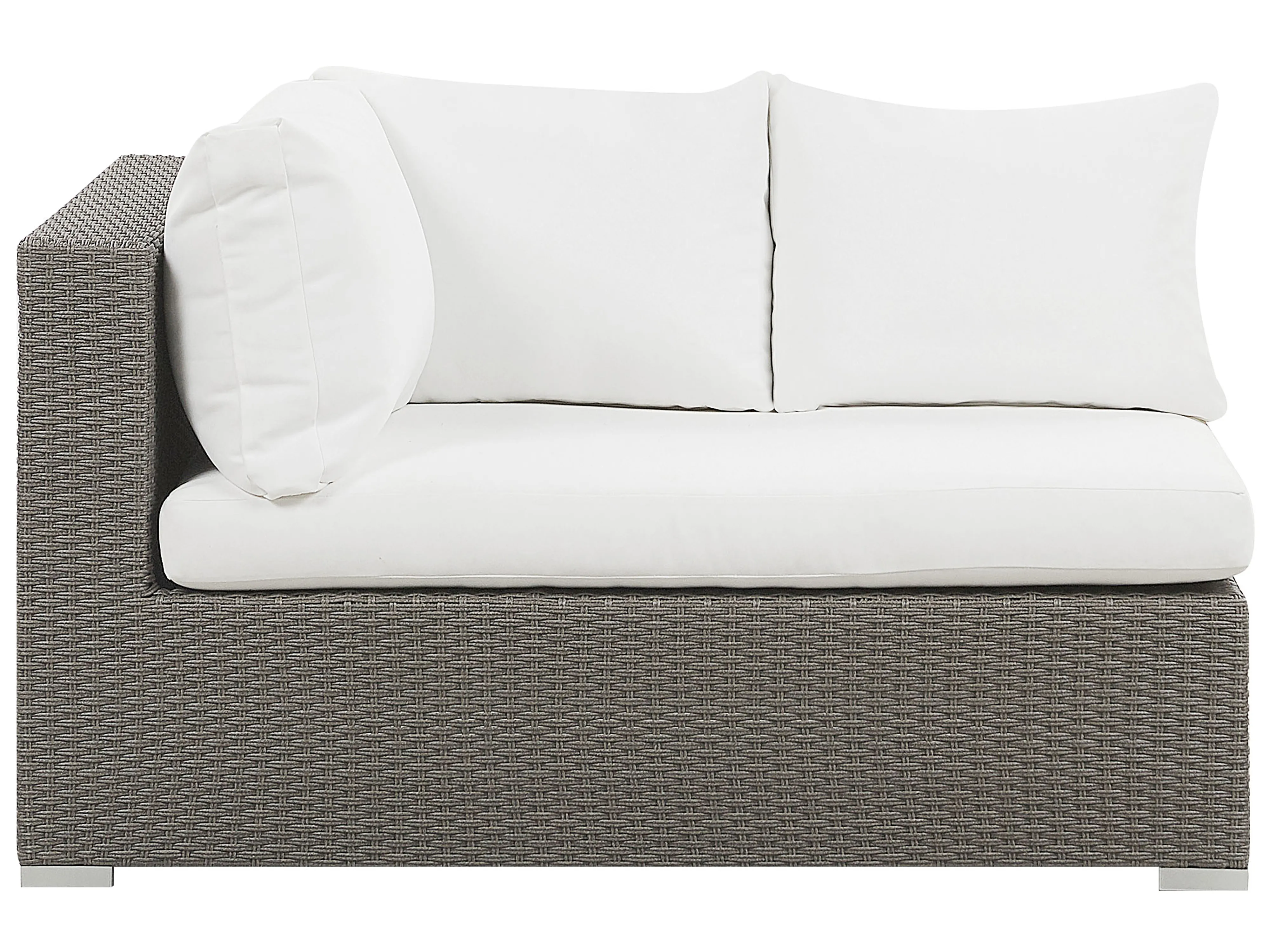 Loungeset met tafel 8-zits MAESTRO modulair PE rotan Taupe