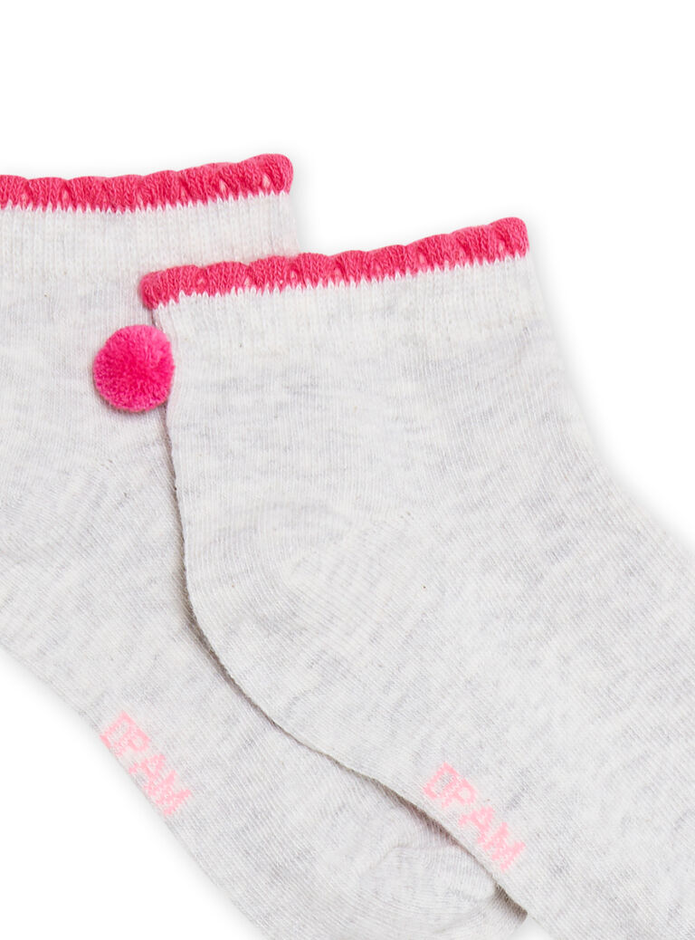 Chaussettes à pompons enfant fille