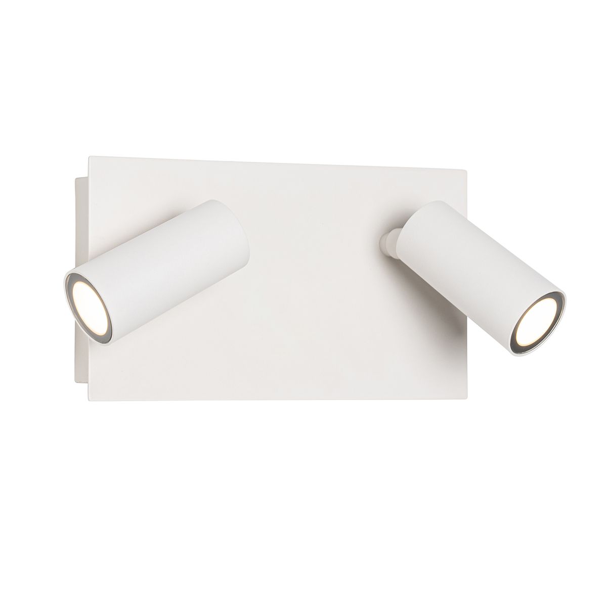 Moderne buiten wandlamp wit incl. LED 2-lichts IP54 - Simon