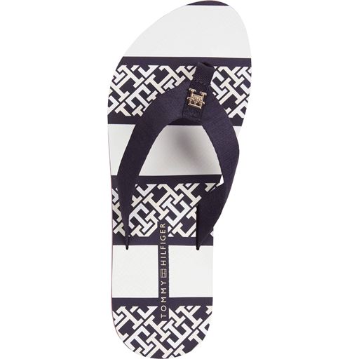 Tommy Hilfiger Essential Webbing Sandaler, Navy, 41