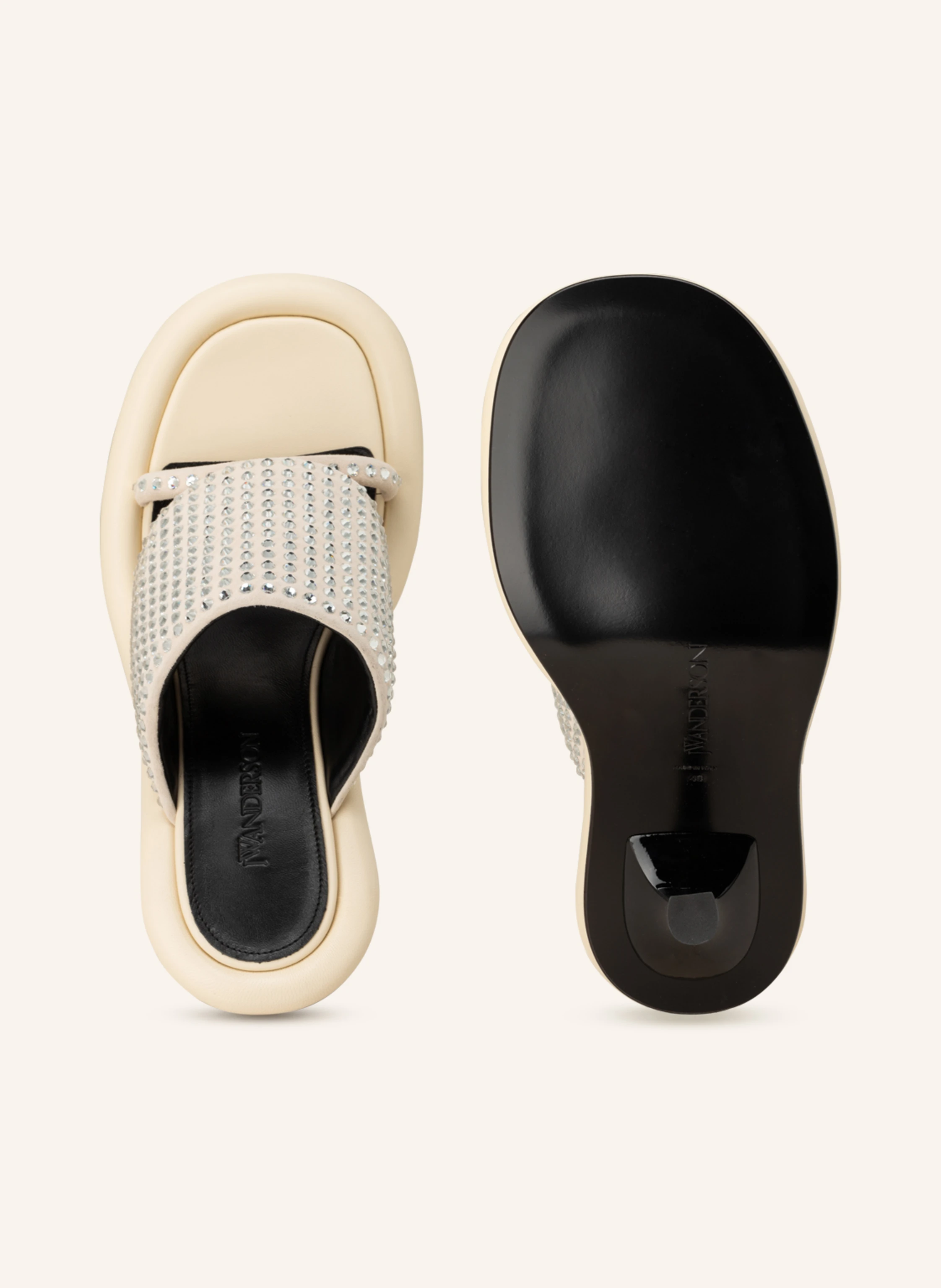 JW ANDERSON Mules BUMPER mit Schmucksteinen