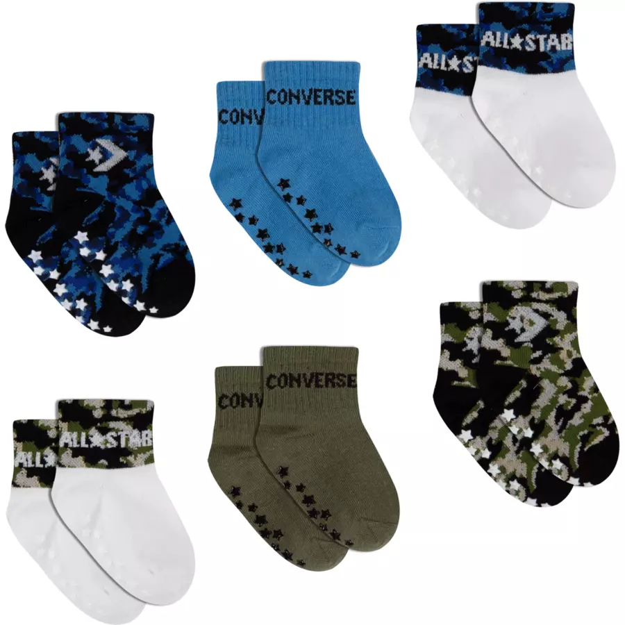 Converse 6er Pack Socken Camouflage