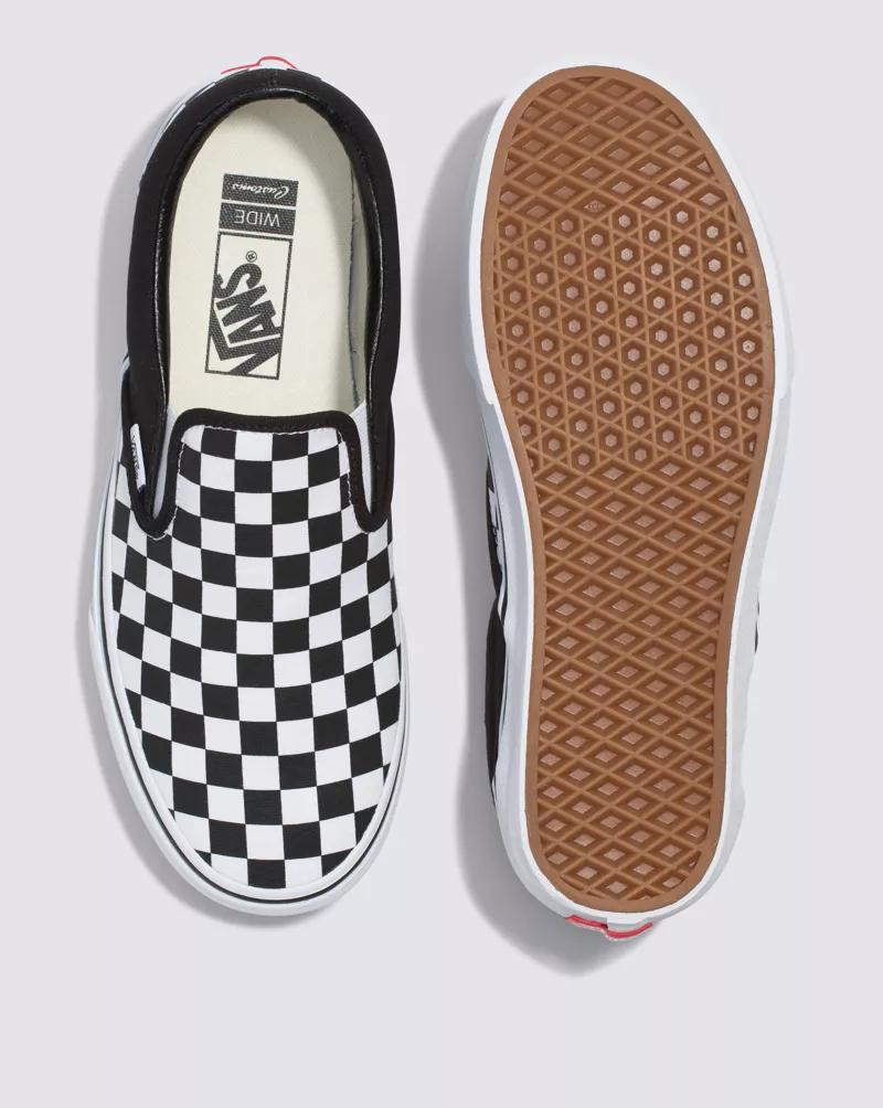 Customs Checkerboard Slip-On Wide