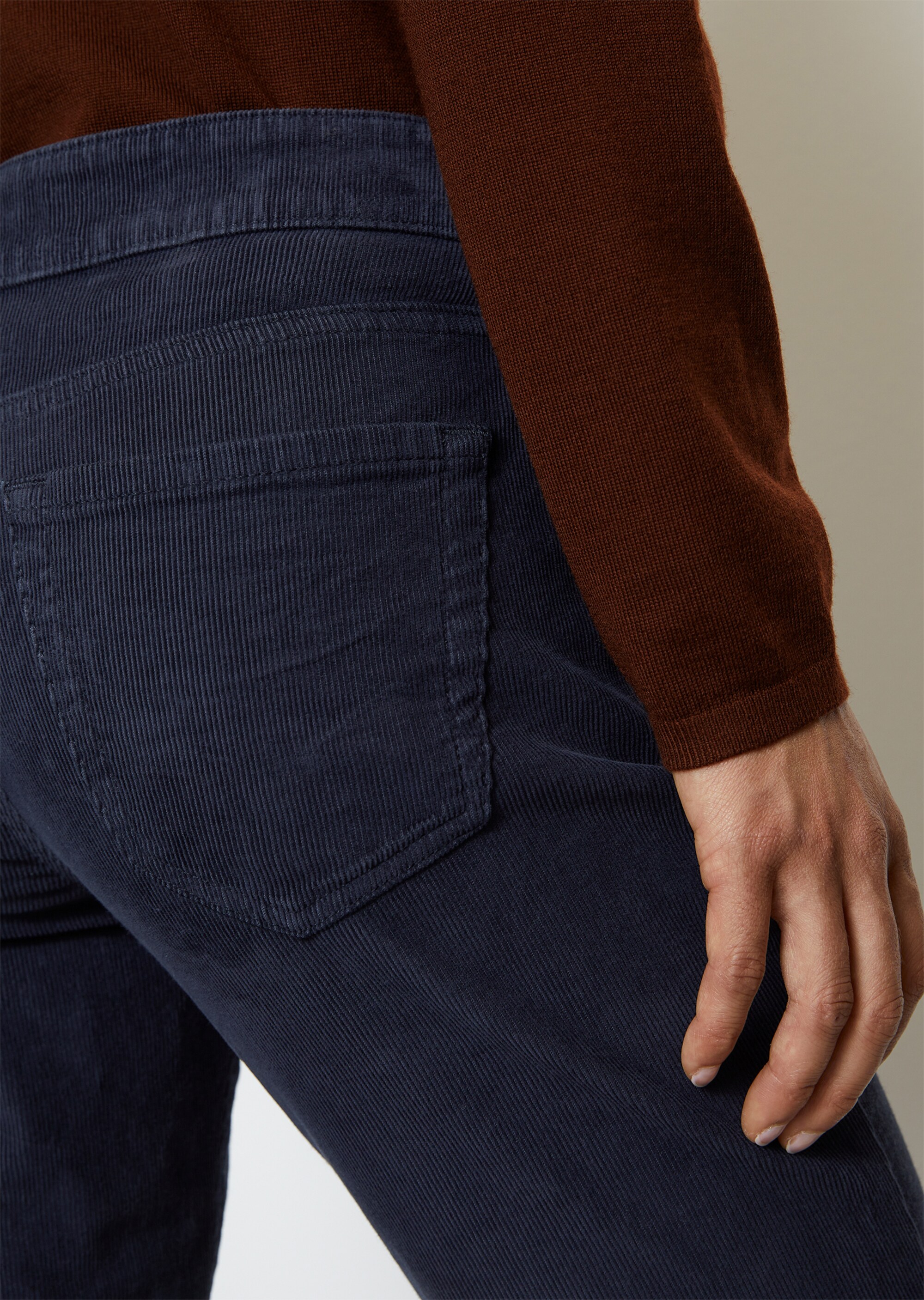 Cordhose Modell ALBY straightaus Organic Cotton Stretch