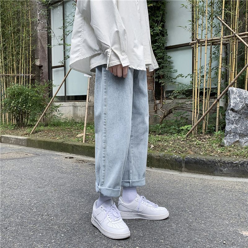 jaywoon - Cropped Straight Leg Jeans