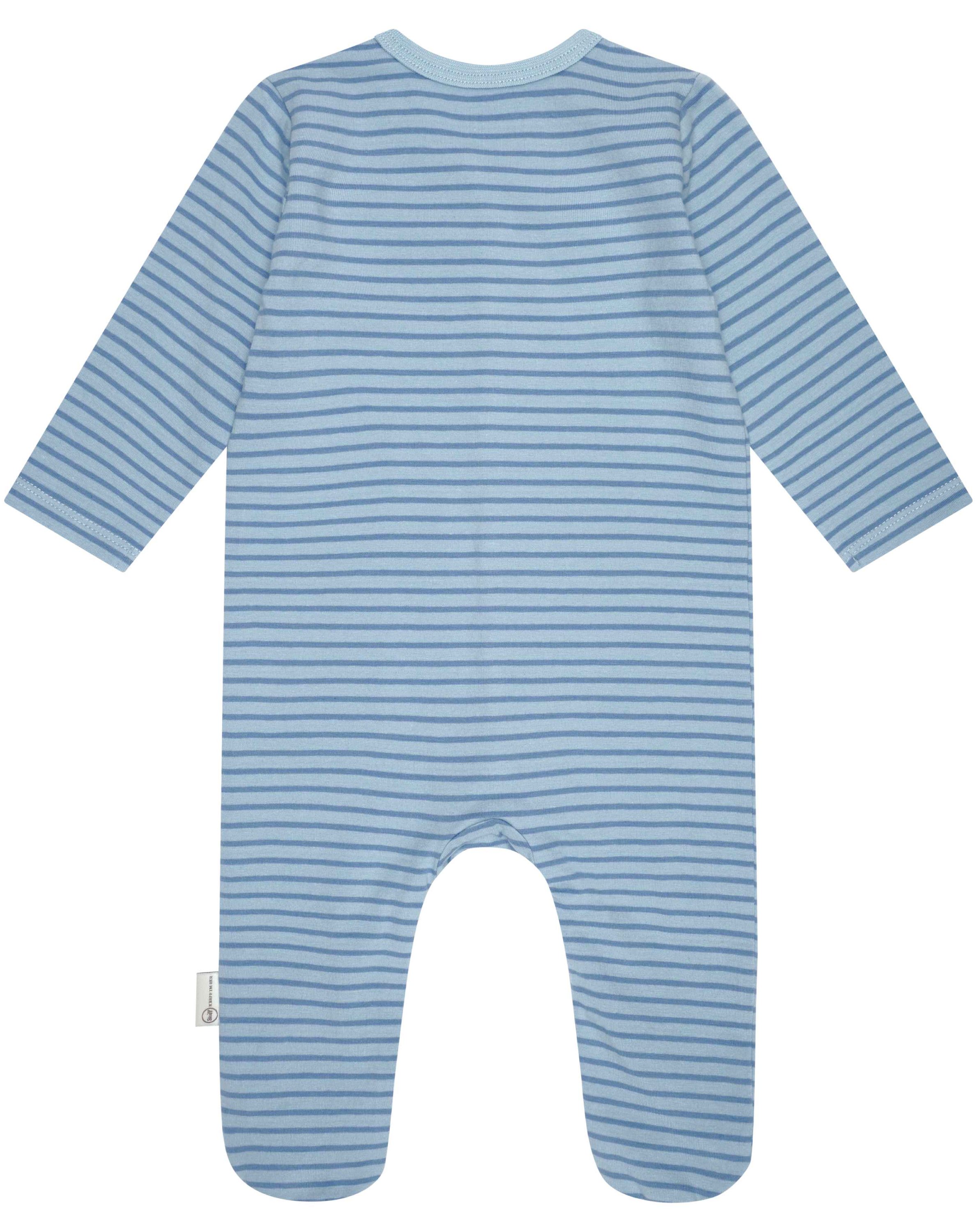 Strampler NURTEN mit Fuß in celestial blue